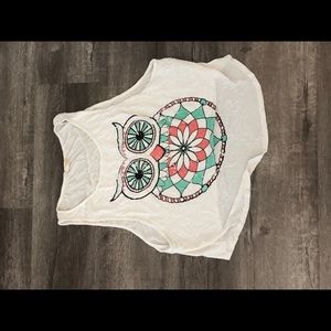 Super soft owl dream catcher tank top.